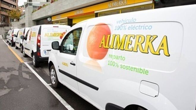 Alimerka presenta su nueva flota de furgonetas eléctricas