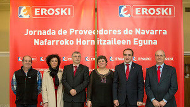 Eroski se reúne en Pamplona con 150 proveedores navarros