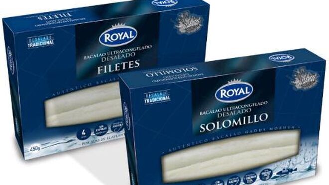 Royal amplia su gama de productos con bacalao Premium ultracongelado
