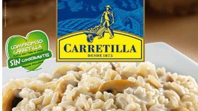 Carretilla amplía su catálogo con los risottos de setas y parmesana
