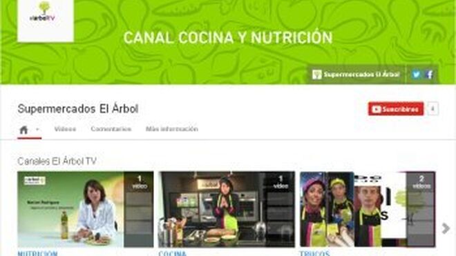 El Árbol crea un canal de cocina y nutrición en Youtube