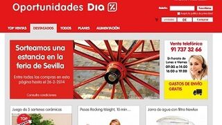 oportunidadesdia.es, el bazar online de Dia