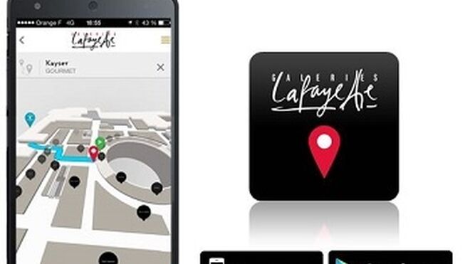 Galeries Lafayette crea una App exclusiva para su tienda de París Haussmann