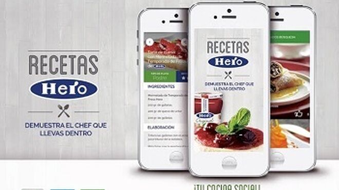 Hero lanza una aplicación móvil de recetas