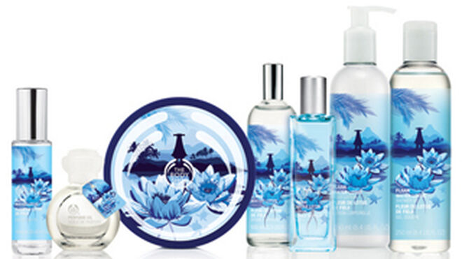 Toques acuáticos con Fijian Water Lotus de The Body Shop