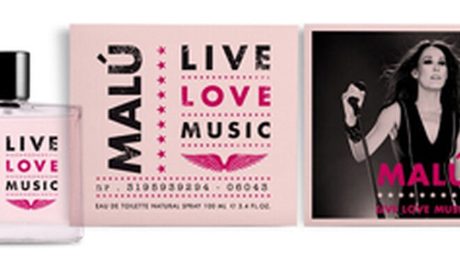 Live Love Music, la primera fragancia de Malú