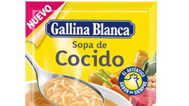 Nueva Sopa de Cocido Gallina Blanca, con receta tradicional