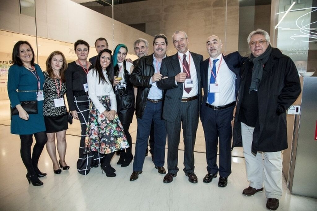 Asistentes a la entrega de premios celebrada en CaixaForum Barcelona.