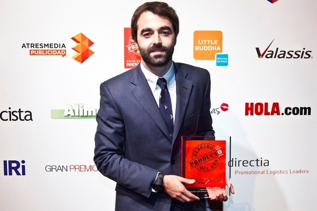 Mario Gutiérrez, Brand Manager de Dr. Scholl España. Premio a Velvet Smooth (Cuidado de los pies)