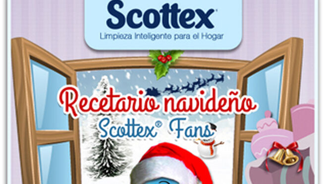 Scottex presenta un libro de recetas navideñas