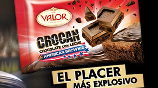 Chocolates Valor lanza su tableta Crocan con brownie