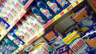 La facturación en detergentes bajó el 2,7% en 2014