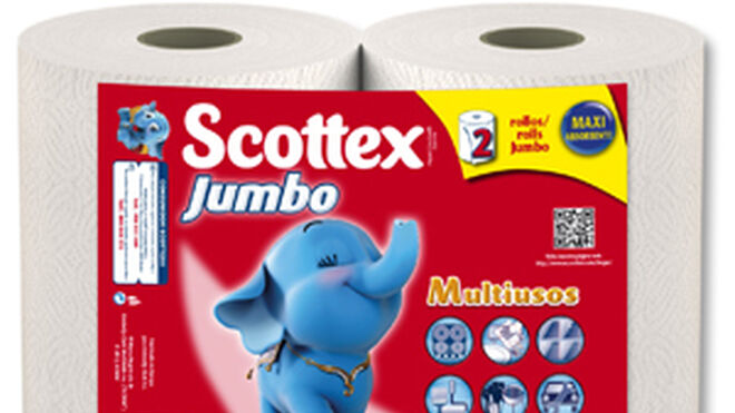 Scottex Jumbo lanza su pack de dos rollos