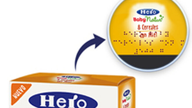 Hero Baby incorpora etiquetado en braille en sus productos