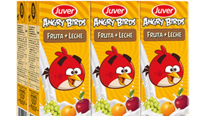 Juver amplía su gama de bebidas ‘Angry Birds’