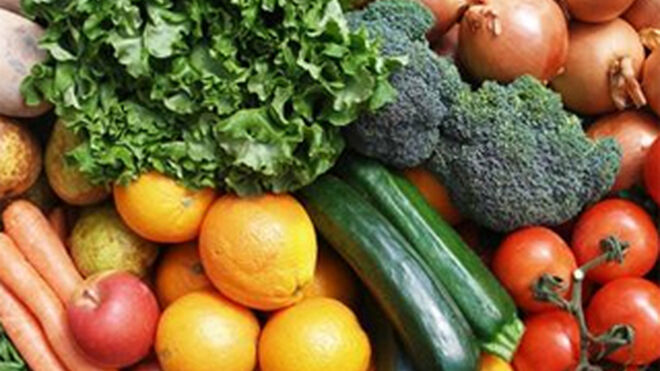 Frutas y hortalizas suponen el 11% de la cesta de la compra