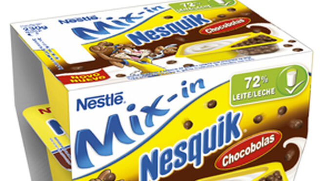 Nestlé renueva su gama de yogures combinados Mix-in