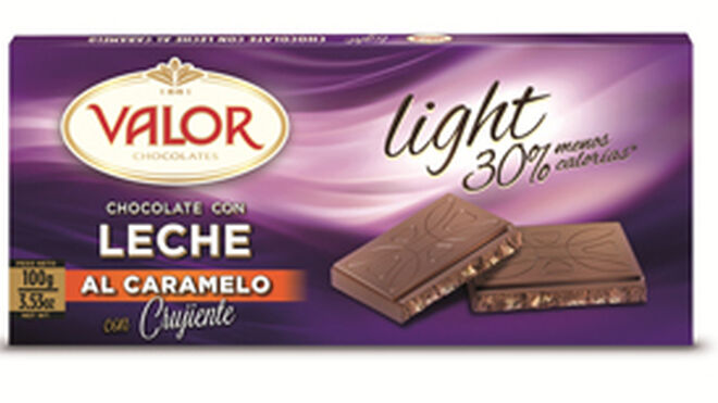 Nueva gama de tabletas Light de Chocolates Valor