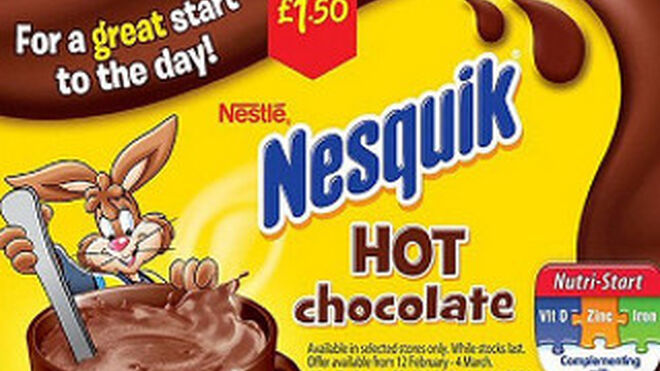 Nesquik deja de ser "genial" para empezar el día en Reino Unido