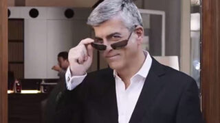 Un falso George Clooney anuncia café expreso en Israel