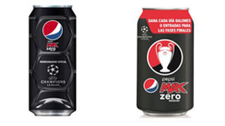 Pepsi Max estrena una lata de Champions de edición limitada