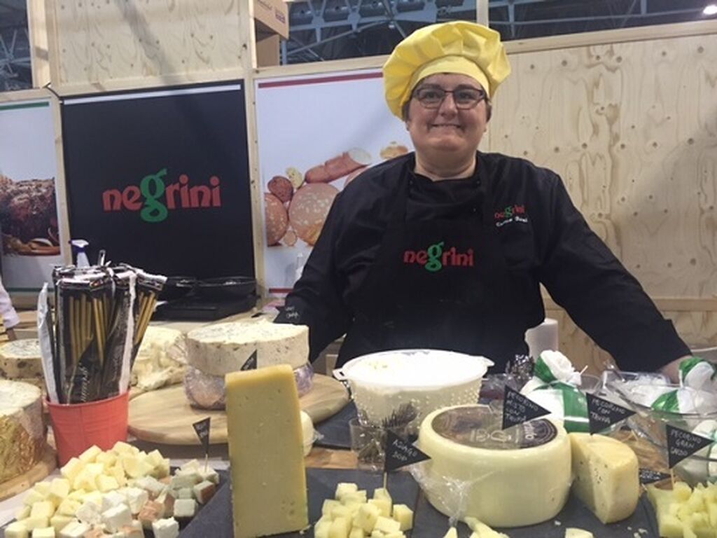 Enrica Barni y los quesos italianos de Negrini