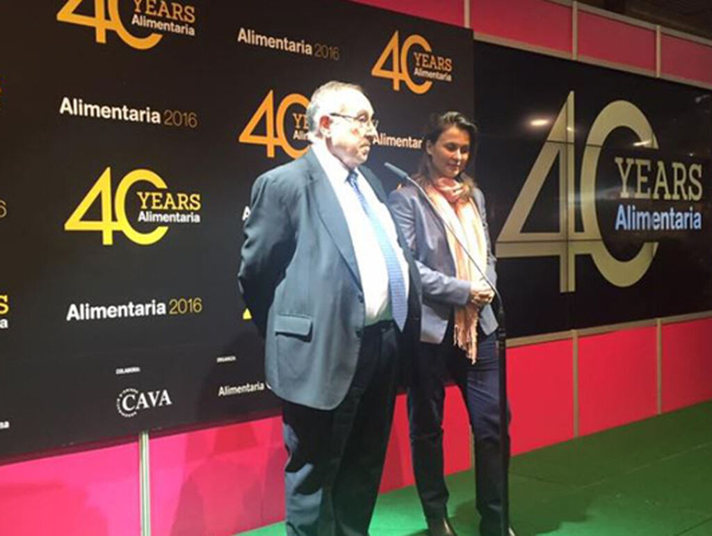 José Luis Bonet, presidente de Freixenet y de Alimentaria, en la celebración del 40 aniversario de la feria