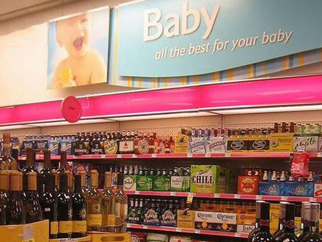 'Lo mejor para tu bebé'. ¿Alcohol? Lo dudamos...