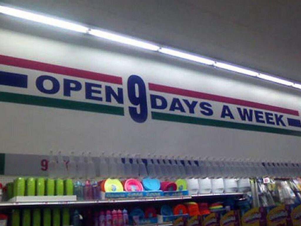 Un supermercado abierto nueve días a la semana. Eso sí que es un horario sin restricciones