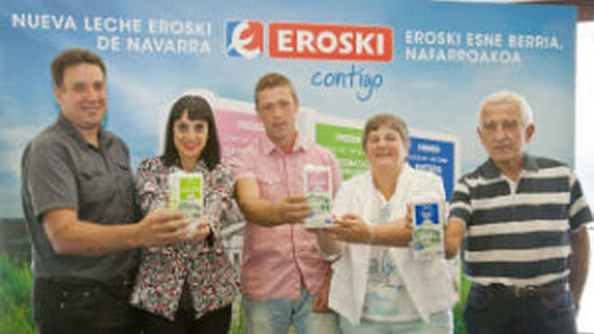 La cooperativa Saiona producirá leche marca Eroski