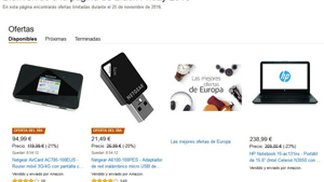 Amazon ya se prepara para el Black Friday y lanza su web de ofertas
