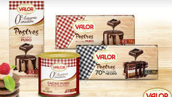 Chocolates Valor renueva el packaging de su gama Postres