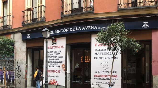 Quaker abre El Rincón de la Avena en el centro de Madrid