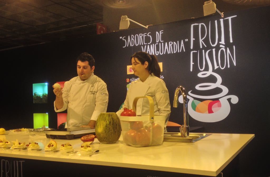 Demostraciones y showcooking con los mejores cocineros del país en Fruit Fusión.
