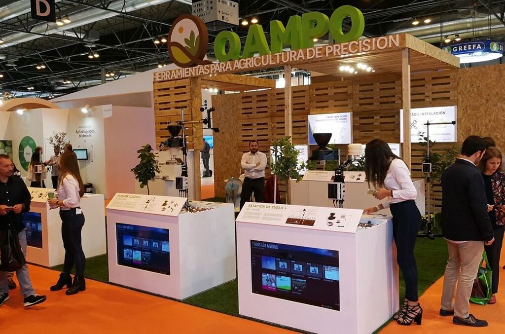 Qampo presentó sus soluciones de monitorización y análisis de parámetros agronómicos y medioambientales.