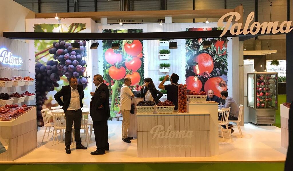 El stand de Grupo Paloma en Fruit Attraction.
