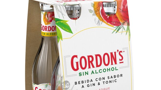 Gordon's lanza una bebida sin alcohol con sabor a gin tonic