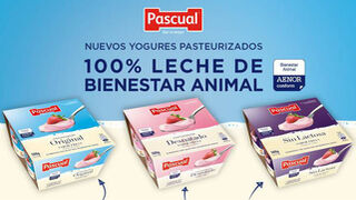 Pascual lanza sus yogures avalados en bienestar animal