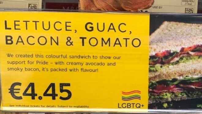 Gay sandwich