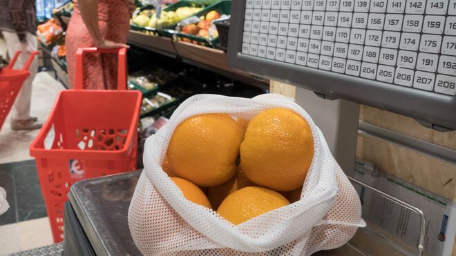 Eroski elimina las bolsas de plástico en la fruta y verdura a granel