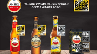Premios internacionales para las cervezas de Cruzcampo y Amstel