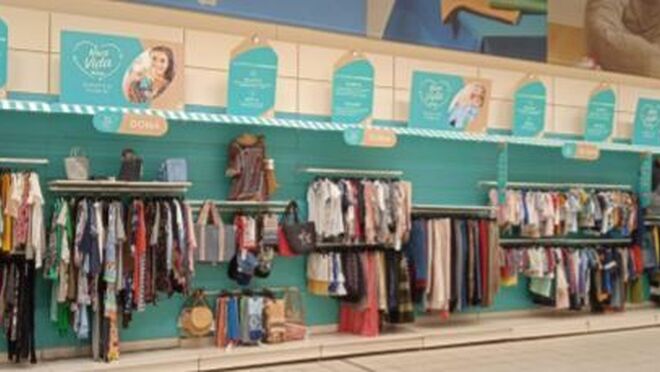 mercado Abrasivo años Alcampo lleva a Madrid su venta de ropa de segunda mano