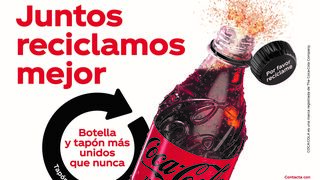 Coca-Cola elige España para probar sus tapones adheridos a las botellas