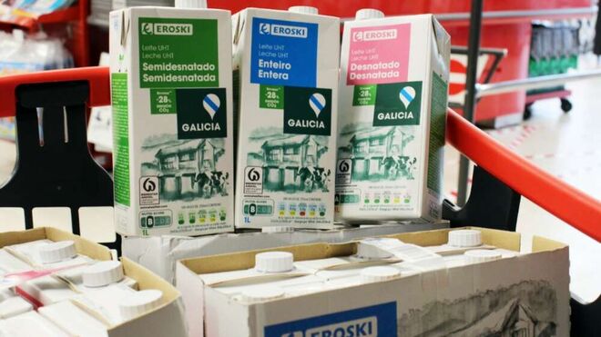 Vegalsa-Eroski sube 2 céntimos el precio de la leche