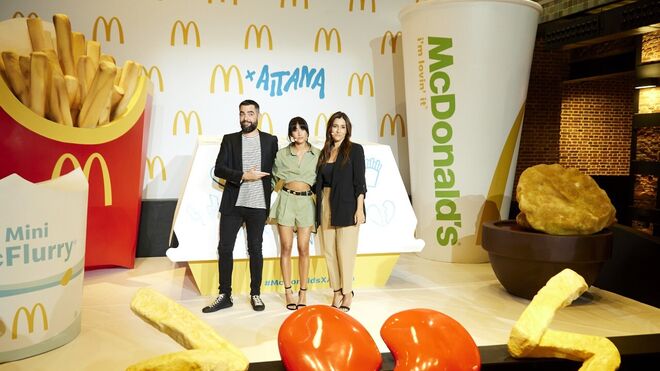 McDonald's presenta el menú Aitana con los platos favoritos de la cantante