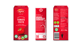 Apis lanza su tomate frito en el nuevo envase plant-based de Tetra Pak