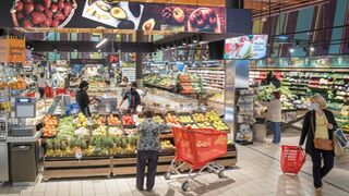 Las ventas de las tiendas de alimentación bajaron un 3,6% anual en noviembre