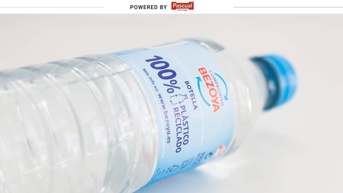 Bezoya cumple su objetivo de botellas 100% plástico reciclado y