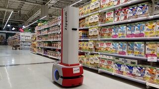 Zippedi: el robot espía del stock del supermercado