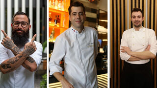 Los chefs Alberto Montes, Marcel Pons y Javier Andrade, finalistas del concurso ‘Mejor receta asiática de España’